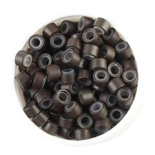 Angel Mini Silicon Beads 4.3x2.5x3mm 1000pk Bottle Dark Brown #3