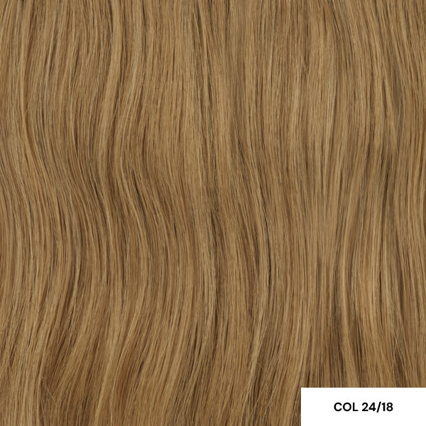 Angel Slimline 3x0.9cm Tape Extensions 20”/50cm 24/18 DARK BLONDE
