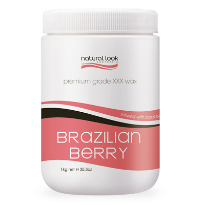 Natural Look Brazilian Berry Depilatory Strip Wax 1KG