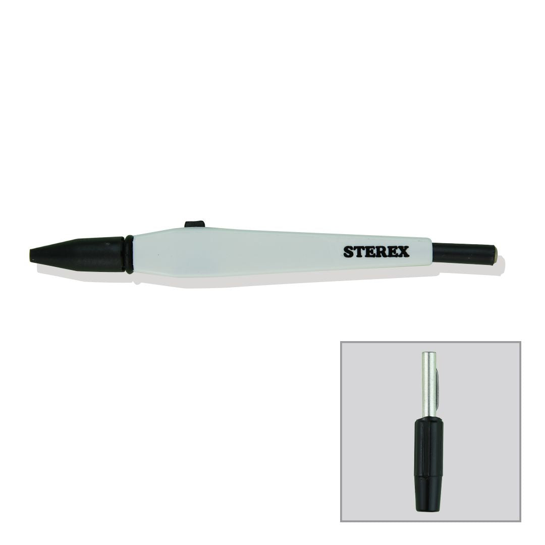 Sterex Needle Holder F with Black Cable finger control banana connector