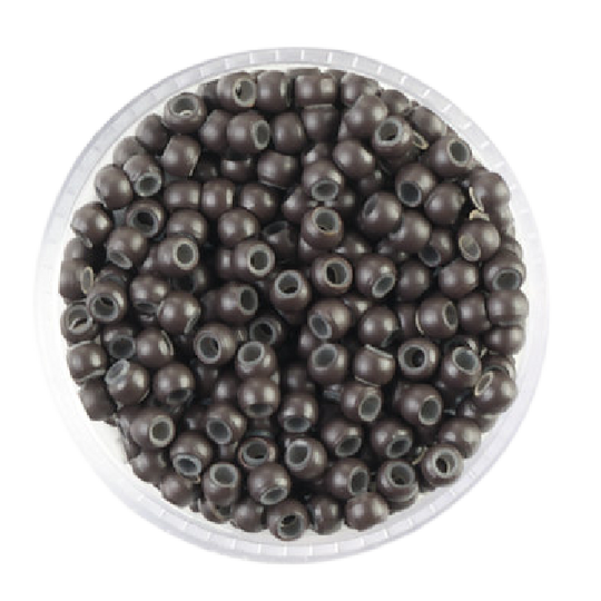 Angel Nano Silicon Beads 3x2x2mm 500pk Bottle Dark Brown #3