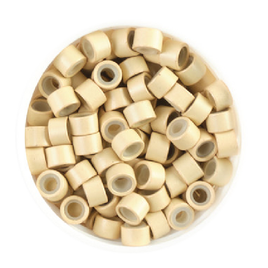 Angel Mini Silicon Beads 4.3x2.5x3mm 1000pk Bottle Blonde #13A