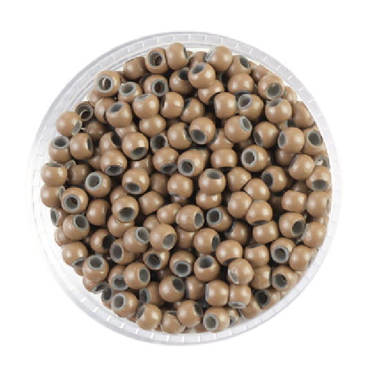 Angel Nano Silicon Beads 3x2x2mm 500 Bottle Light Brown #11