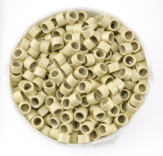 Angel Micro Ring Screw Beads 125pk Blonde #13