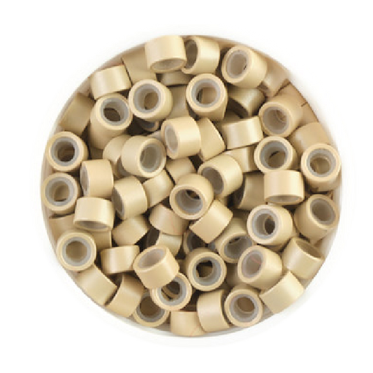 Angel Mini Silicon Beads 4.3x2.5x3mm 1000pk Bottle Dark Blonde #8