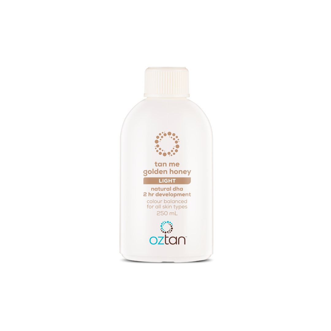 OzTan Tan Me Golden Honey 2hr 250ml pack