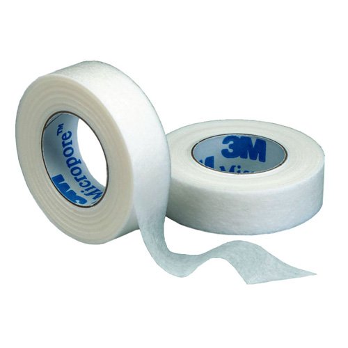 3M TAPE SURG M/POROUS 12MMX9.1M MICROPORE HYP/AL