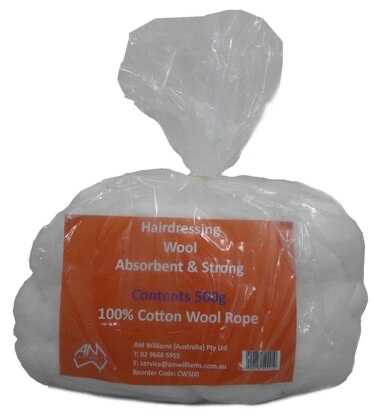 AMW Cotton Wool "Rope" Bag of 500g