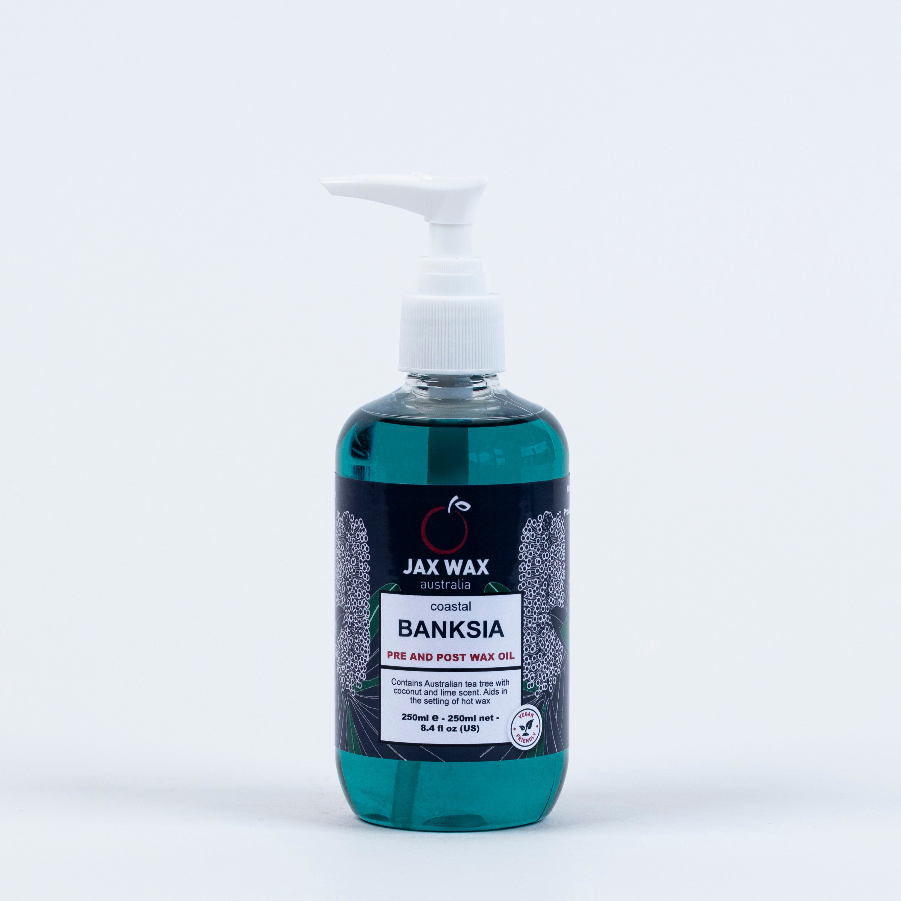 Jax Wax Coastal Banksia Pre & Post Wax Oil Pump 250ml