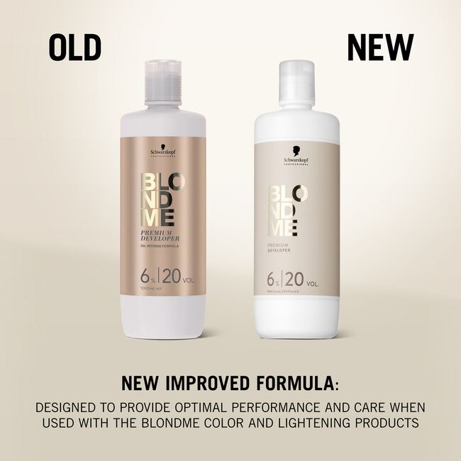 Schwarzkopf BLONDME PREMIUM OIL DEVELOPER 6%  - 20 VOL 900ml