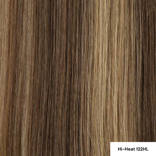 Angel Squiggle Clip-On Scrunchie 122HL LIGHT BROWN + BLONDE HIGHLIGHTS