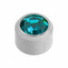 Caflon Blu December Silver Mini Birthstone Carded