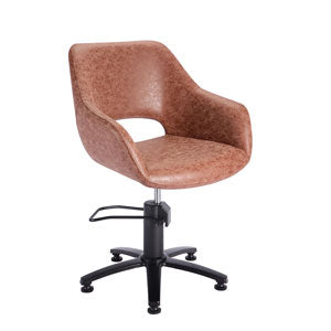 KSHE Bridget Styling Chair Desert ROSE - 5 Star Base