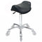 Brumby – Chrome Base Clear Wheels - (Black Upholstery)