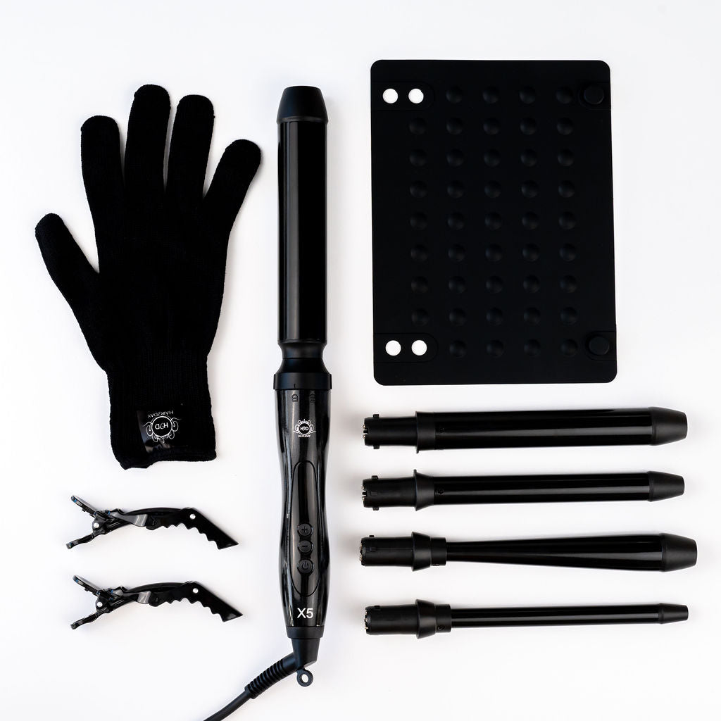 H2D Black X5 Professional Curling Wand