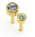 Caflon Blu Professional March Gold Mini Birthstone Uncarded