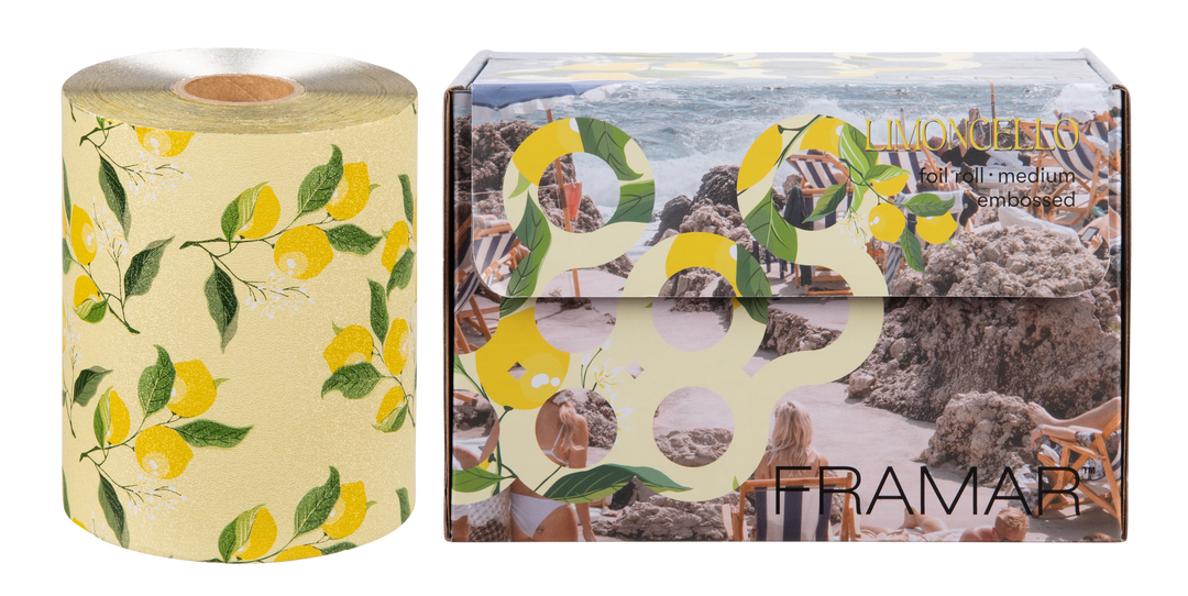 FRAMAR Limoncello Embossed Roll -12.7cm x 97.5mtr