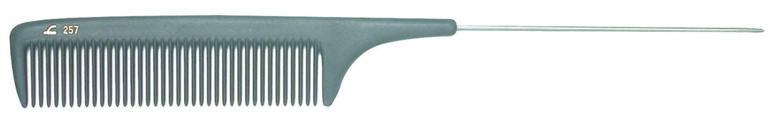Leader Carbon #257 Metal Tail Comb 220mm