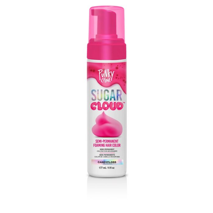 Punky Sugar Cloud Foaming Hair Color Pink 177ml - Candyfloss