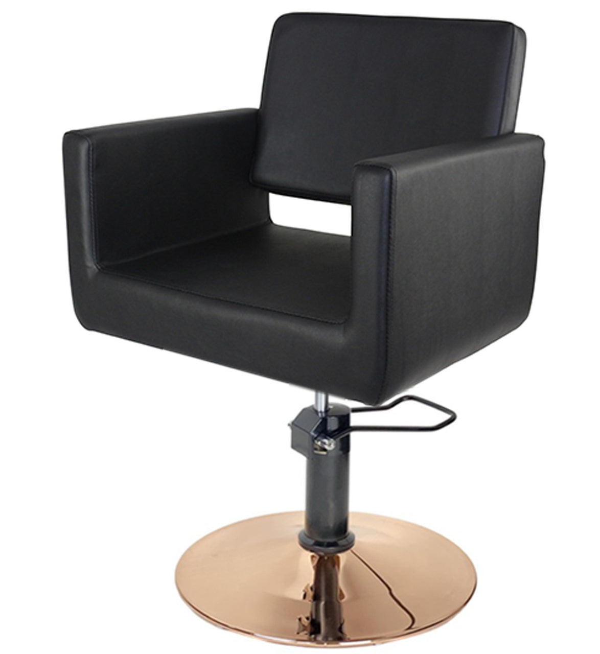 Charlie - GOLD Disc Hydraulic Black Upholstery [DEL]