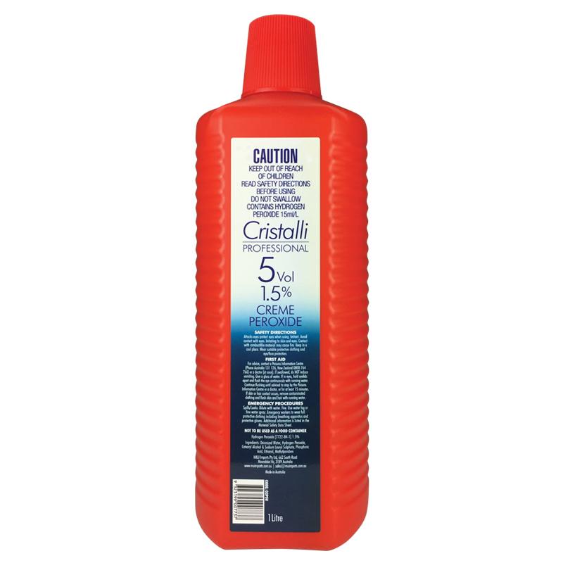 Cristalli Peroxide 5 Vol 1 Litre