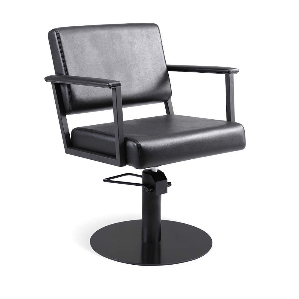 KSHE Phoebe Styling Chair BLACK - Round/Square Base