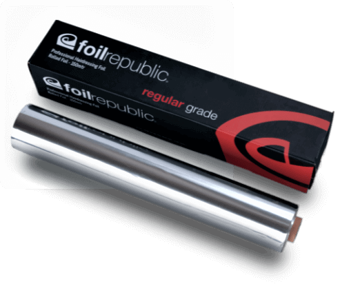 Foil Republic Regular Grade Silver Foil Catering Roll 44cm x 150m