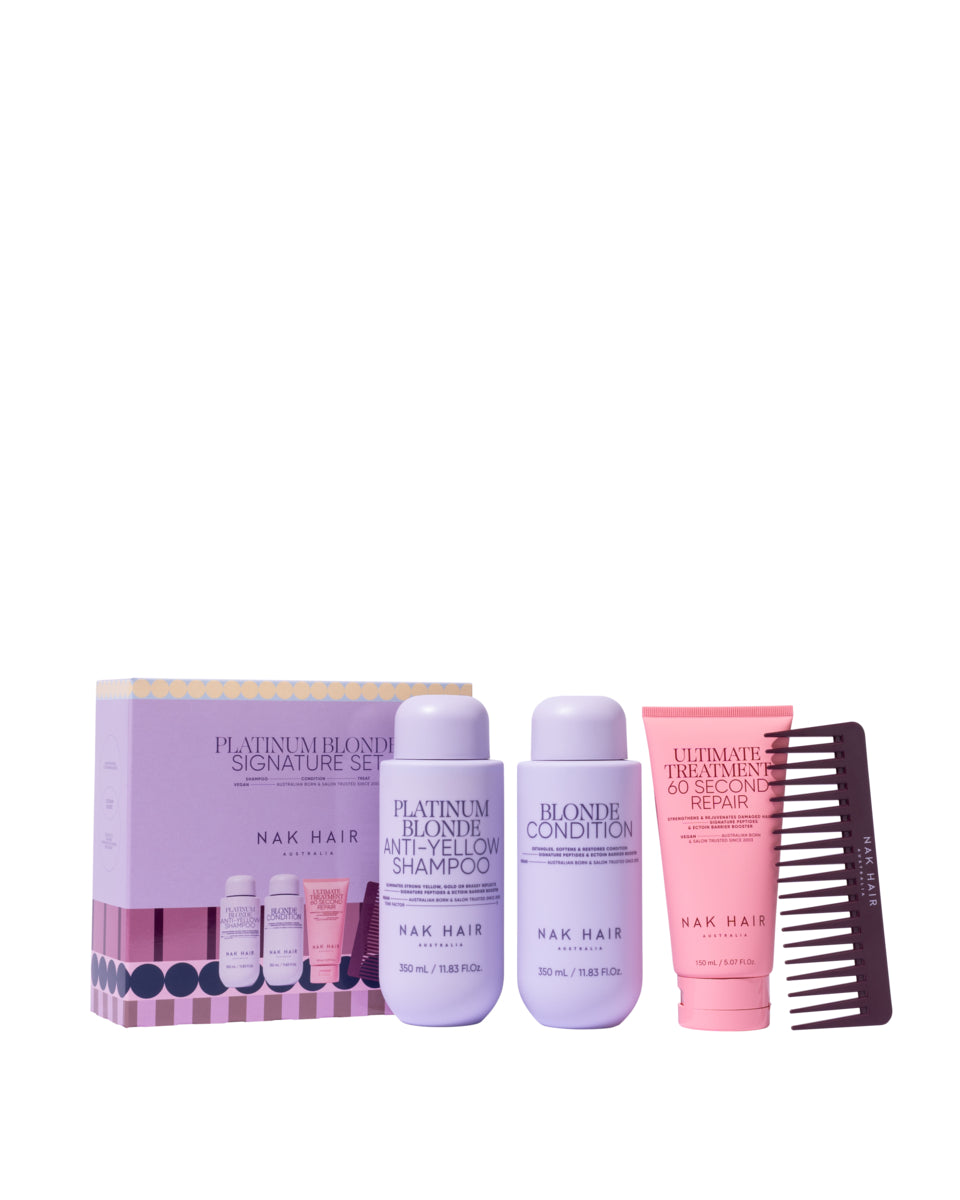 NAK Signature Holiday Platinum Blonde Trio