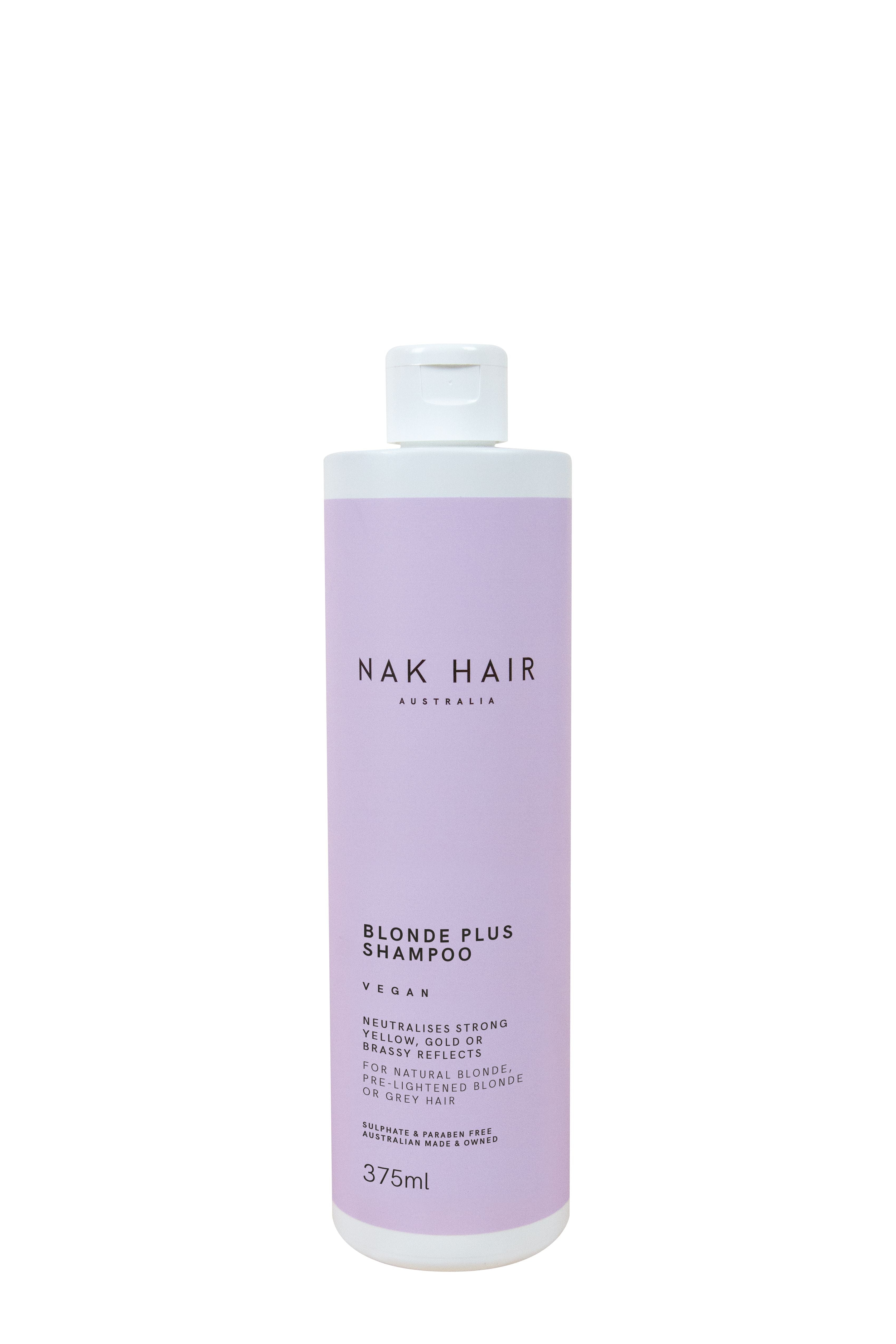 NAK Blonde Plus Shampoo 375ml