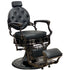 Miami Barber Chair - Black Upholstery
