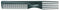 EuroStil #404N Styling Comb with Plastic Lifters - 190mm