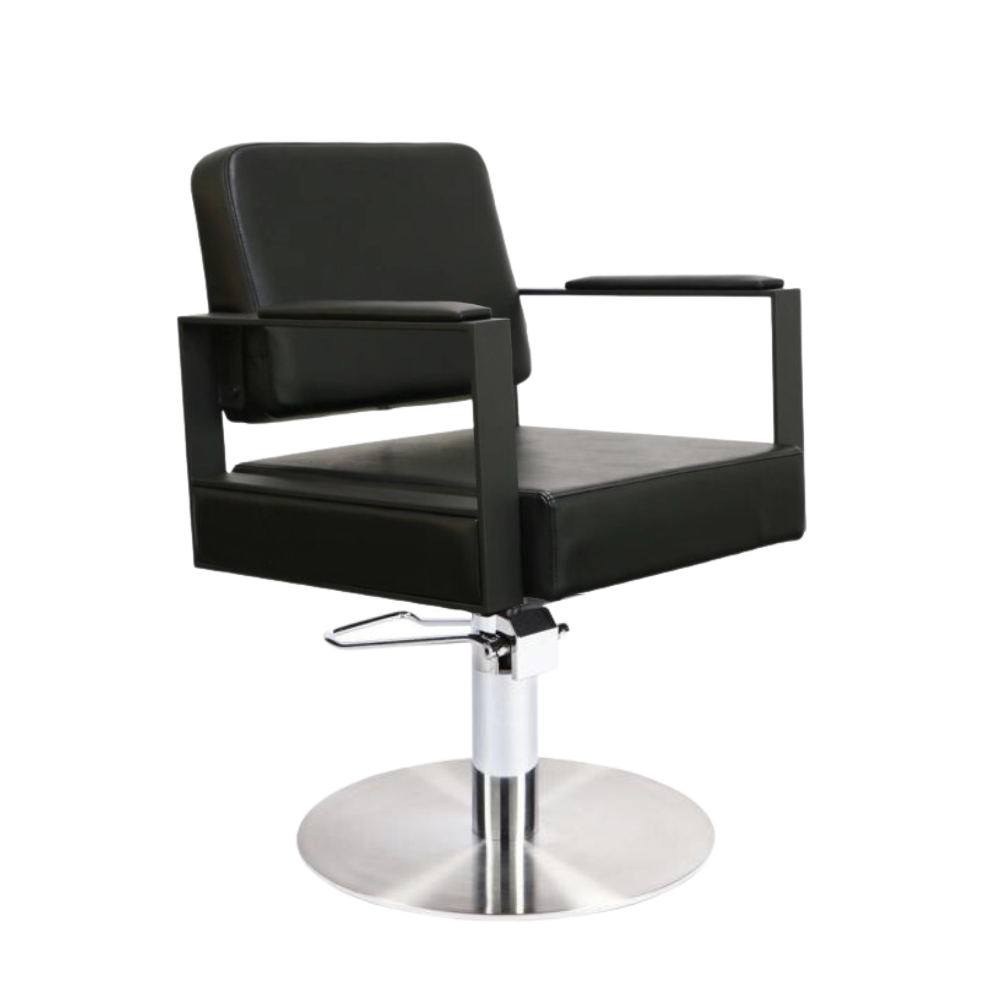 KSHE Sienna Styling Chair BLACK - Round/Square Base