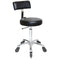 Sprint - Chrome Base - (Black Upholstery)   With CLICK'NCLEAN Castors