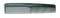 EuroStil #454 Large Styling Comb 190mm