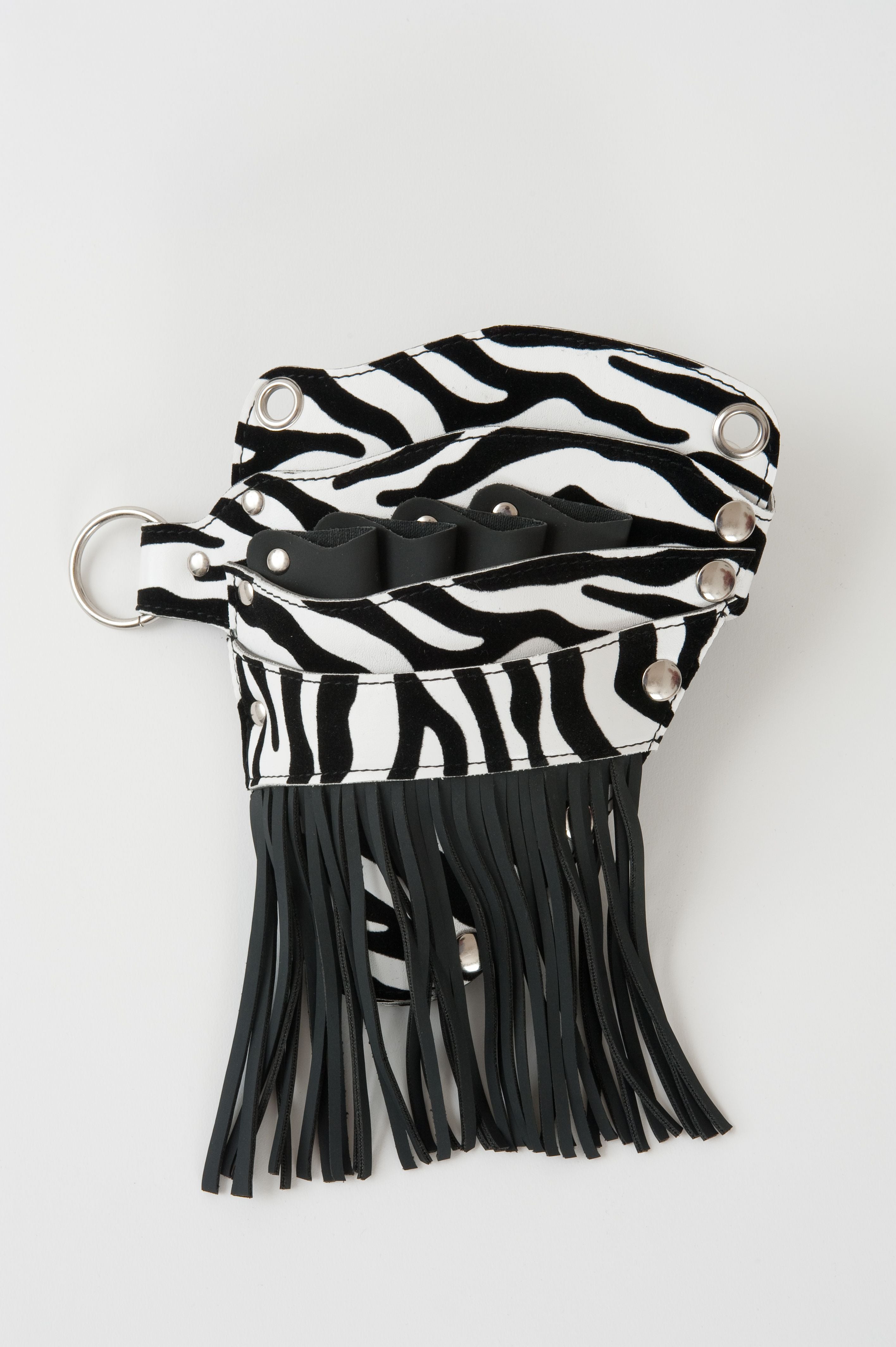 Glide Zebra Tassle Pouch