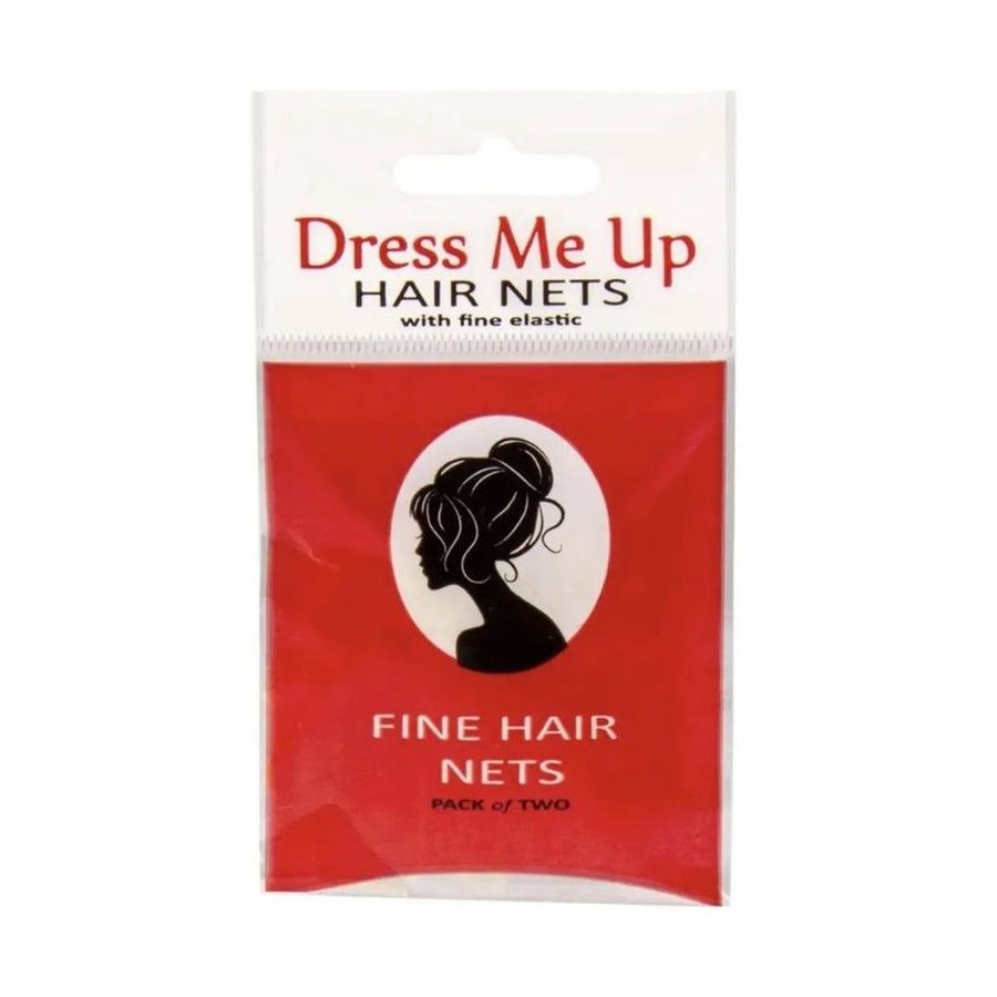 Dress Me Up Fine Hair Nets 2 pc Black