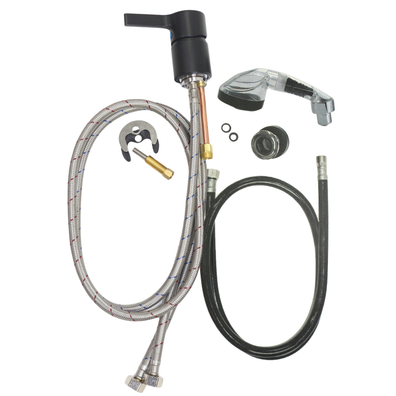 Mixer Set Rapid Rinse BLACK Aust Approved