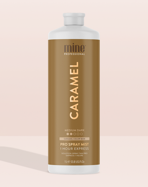 MineTan Caramel Pro Spray Mist  33.8 oz / 1L