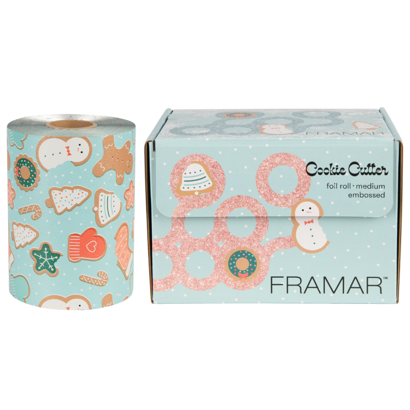 FRAMAR Cookie Cutter Embossed Roll -12.7cm x 97.5mtr