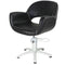 Eva - WHITE 5 Star Hydraulic BLACK Upholstery