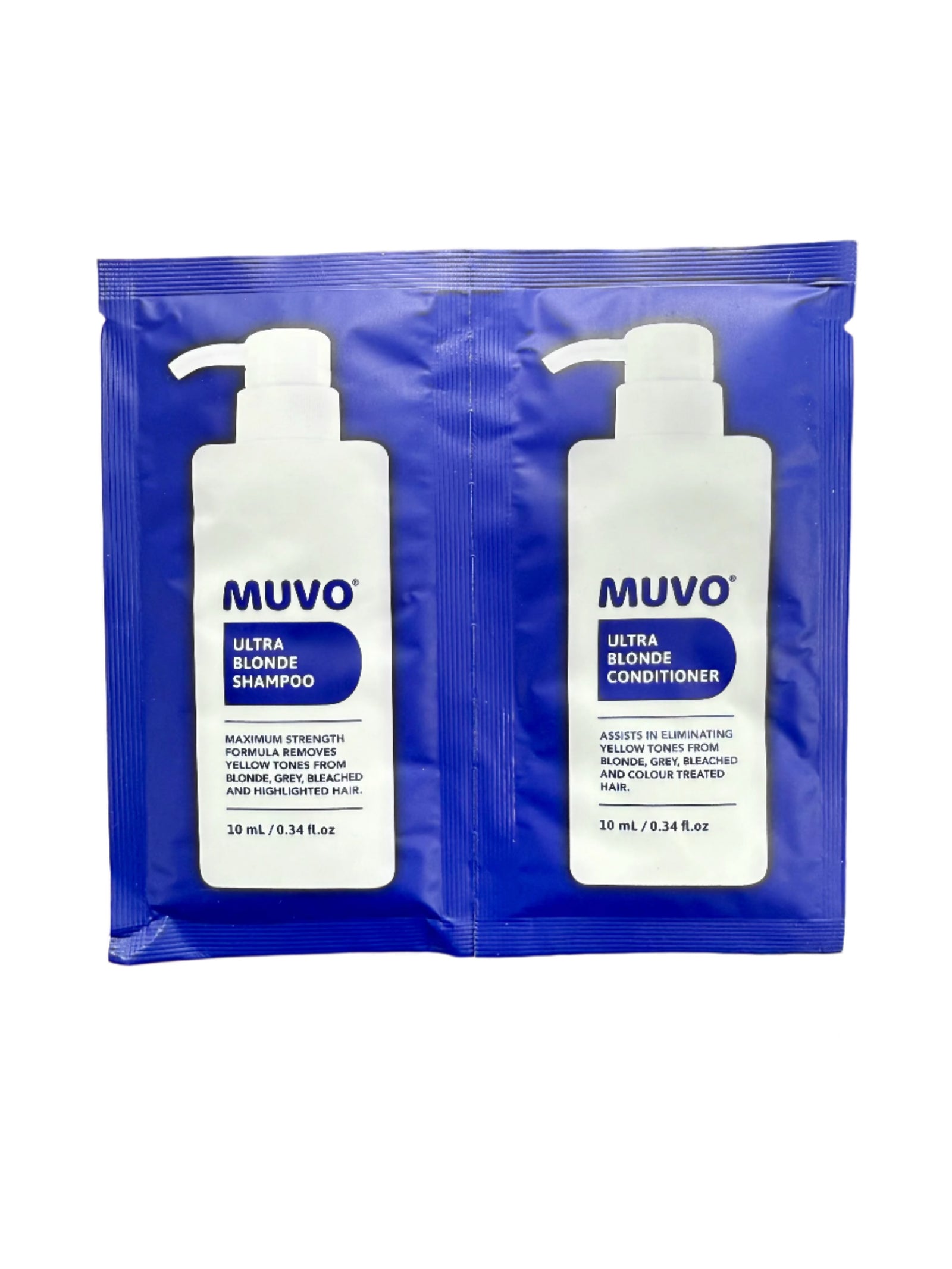 MUVO Ultra Blonde Shampoo & Conditioner Sachet 10ml