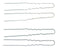 555 Pins 2 Inch FRINGE (Hosoke) BLACK COLOUR 50g CLEAR CASE
