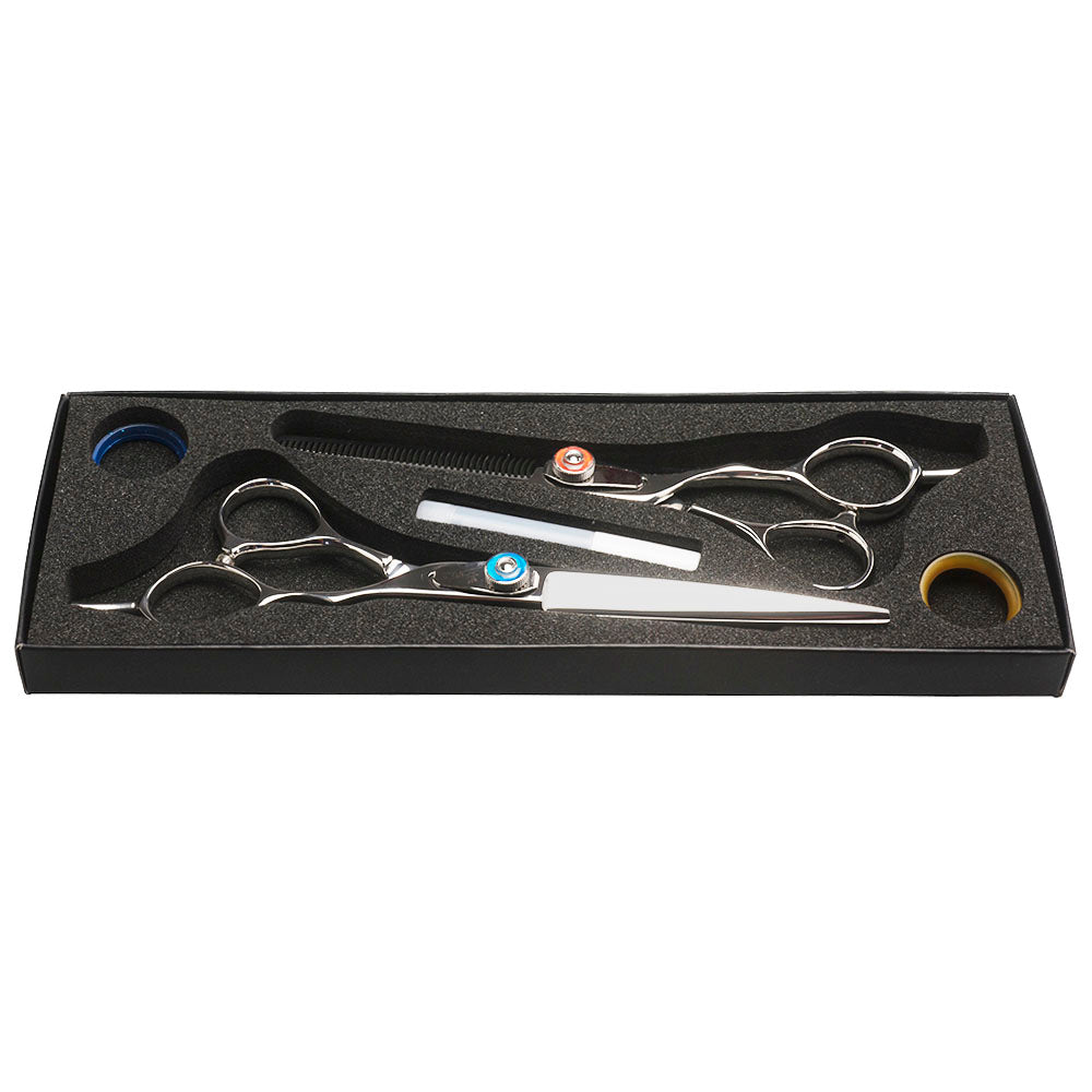 Iceman Kansai Duo Set  6.5" Scissor & Thinning Scissor - Offset