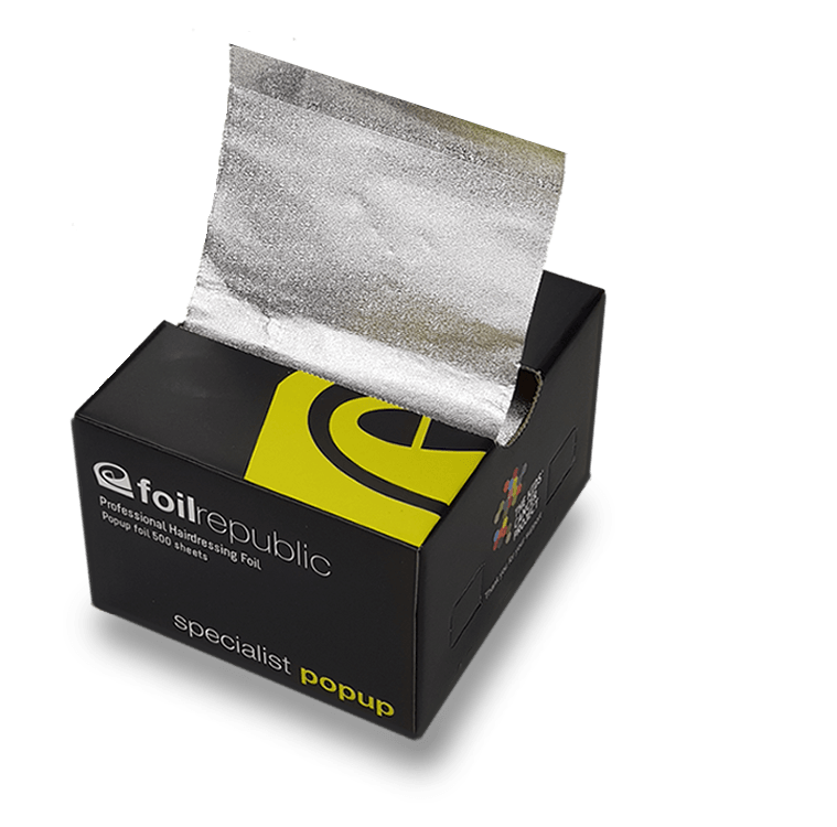 Foil Republic Specialist Embossed Pop-Up Silver Foil 15cm x 27cm