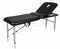 Lightweight Aluminum Beauty Bed - (Black Upholstery)