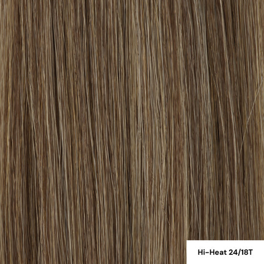 Angel Madison Ponytail Clip 50cm/20" 24/18T LIGHT ASH BROWN + BLONDE TIPPED ENDS