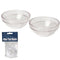 Hairwell Clear Mini Tint Bowls - 2pc