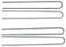555 Pins 3 inch RIPPLE (NEJI) SILVER COLOUR 100g CLEAR TUB