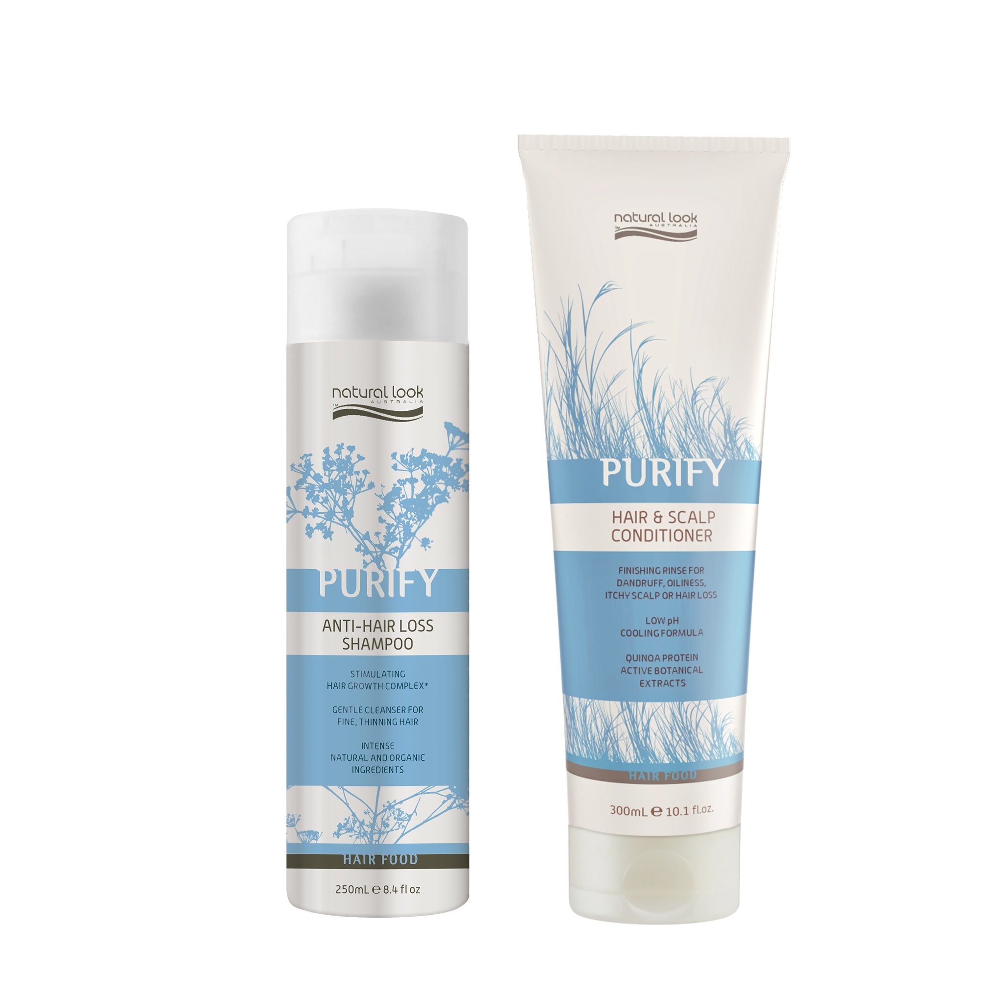 Natural Look Purify Anti-Hair Loss Shampoo & Conditioner Small Bundle