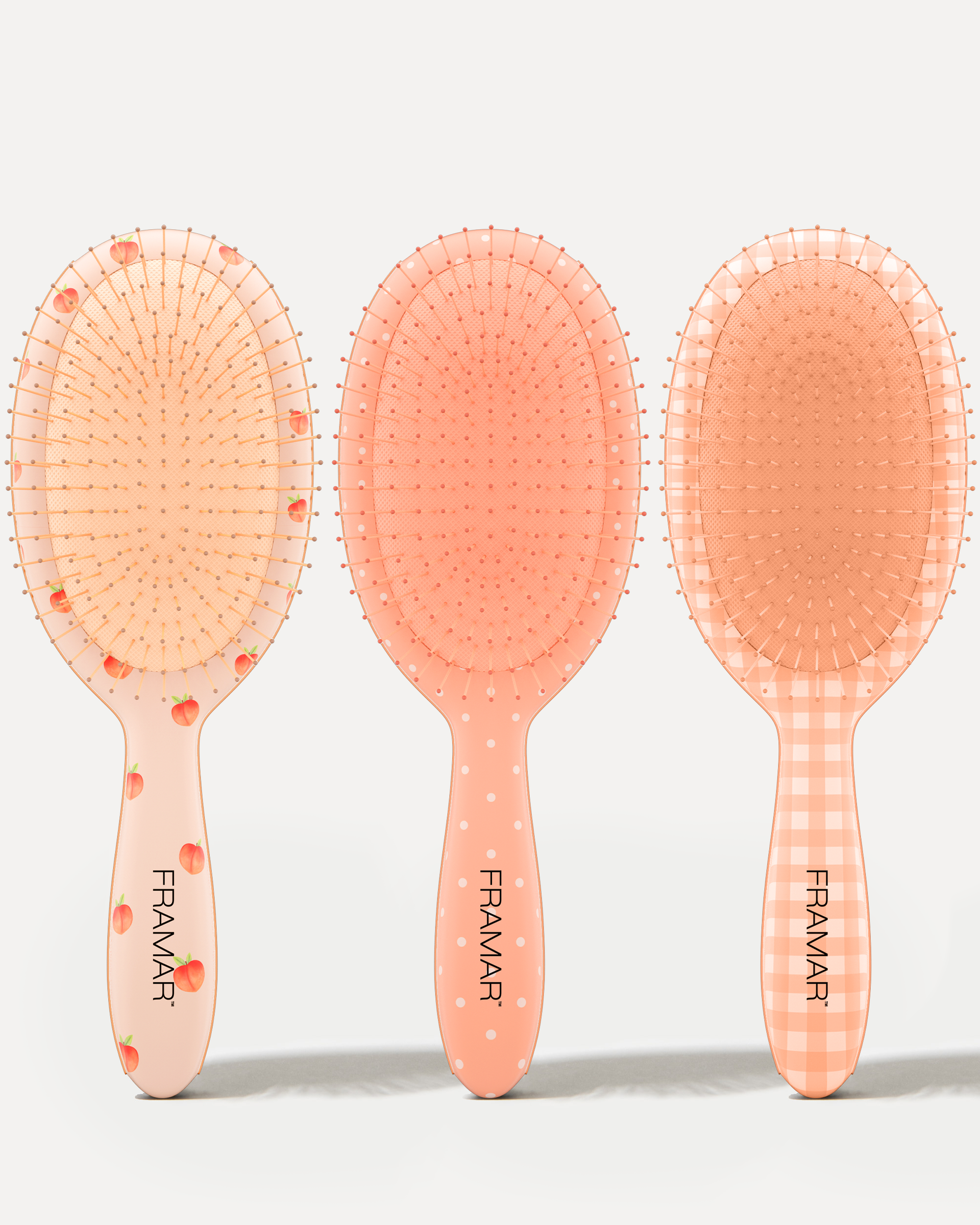 Framar Peach Please - 9PC Detangle Brush Display